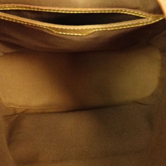 AUTH LOUIS VUITTON Monogram Leather Montsouris GM Backpack Handbag Shoulder Bag - Picture 10 of 14